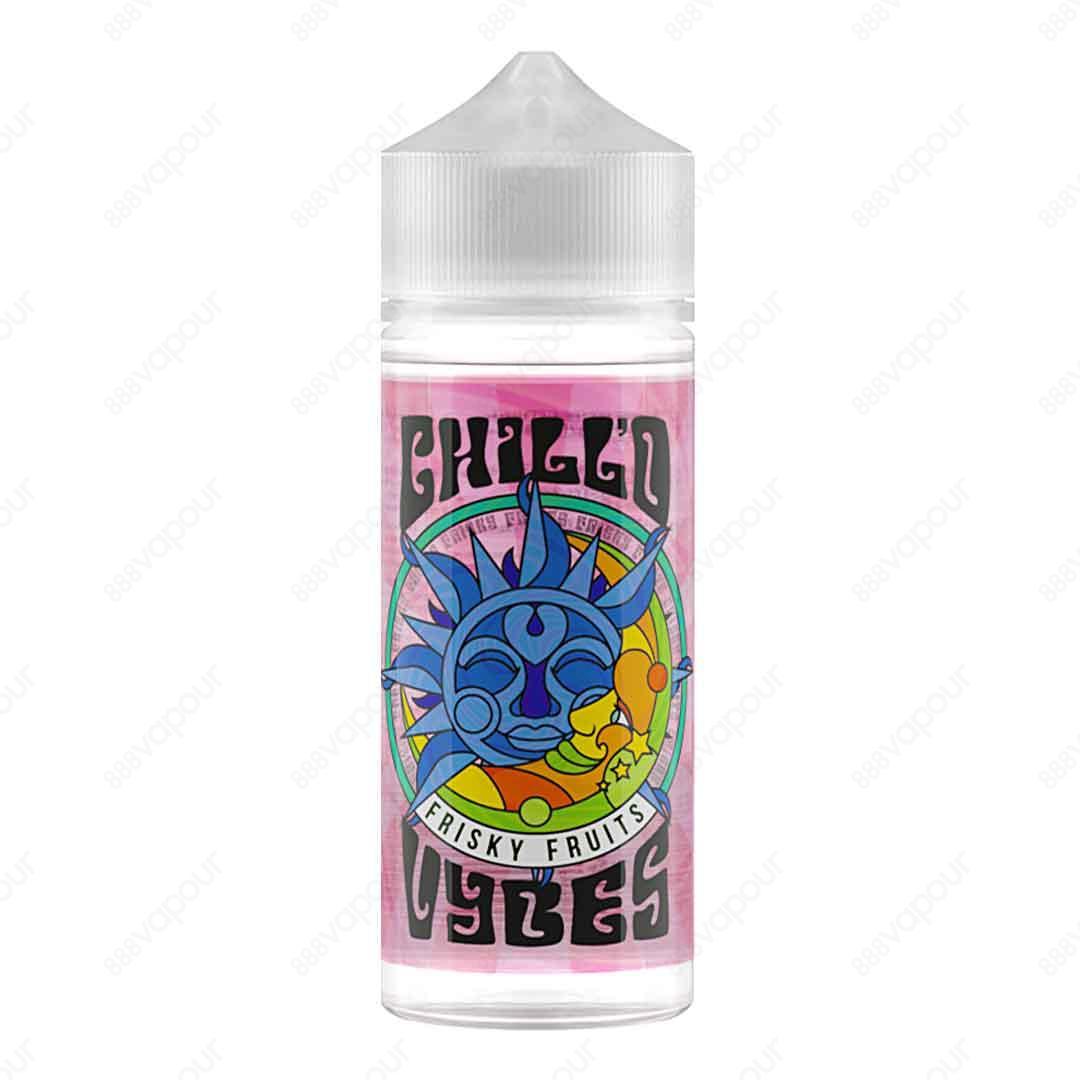 Vybes Chilld Frisky Fruits E-Liquid | £14.99 | 888 Vapour | Vybes Chilld Frisky Fruits e-liquid is a perfect blend of mixed fruits, paired with a slight hint of cool menthol. Frisky Fruits by Vybes is available in a 0mg 100ml shortfill, with space to add