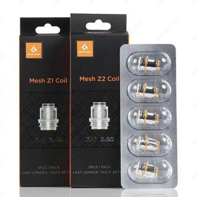 Zeus Coils | £14.99 | 888 Vapour | The GeekVape Zeus Mesh coils are to be used with the Zeus tank. These coils feature a mesh design for a longer lifespan as well as amazing flavour and vapour production. The high-quality cotton wicking means that e-liqui