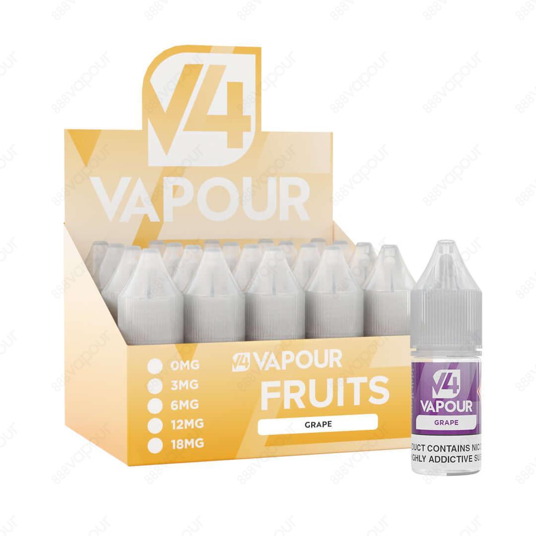 888 Vapour | V4 Vapour | Grape 50/50 E-liquid | £2.50 | 888 Vapour | Grape e-liquid by V4 Vapour is the ultimate grape flavoured 50/50 e-liquid, which is perfect to use in any device. We'd highly recommend the V4 Vapour 50/50 e-liquid line for those who a