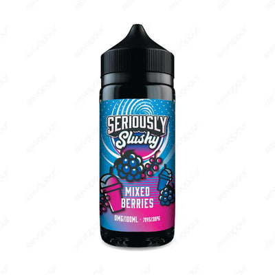 Seriously Slushy Mixed Berries E-Liquid | £11.99 | 888 Vapour | Seriously Slushy Mixed Berries E-Liquid infuses red berries, blueberries and blackberries with a cooling menthol for a refreshing fruity flavour! Mixed Berries by Seriously Slushy is availabl