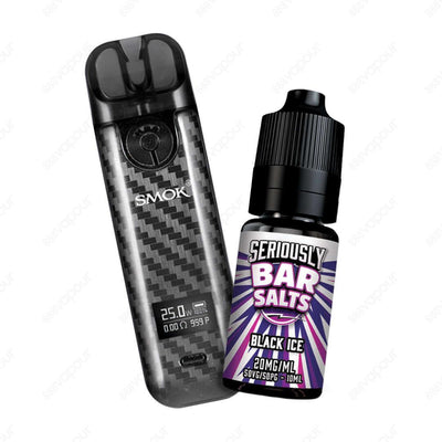 888 Vapour | SMOK Novo and Seriously Bar Salts Bundle | £23.99 | 888 Vapour | SMOK Novo Pod Kits go perfectly together with Seriously Bar Salts by Doozy, so we have decided to bundle them together at 888 Vapour. CHOOSE YOUR SERIOUSLY BAR SALT BELOW! SMOK