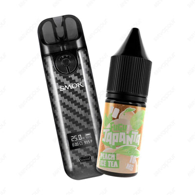 888 Vapour | SMOK Novo and JAPANTA Bundle - Peach Ice Tea | £23.99 | 888 Vapour | SMOK and JAPANTA go perfectly together, so we have decided to bundle them together at 888 Vapour. SMOK Novo Pod Device by leading Vape pioneers SMOK are available at 888 Vap