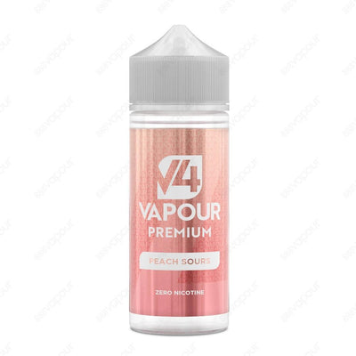 888 Vapour | V4 Vapour | Peach Sours 100ml Shortfill | £11.99 | 888 Vapour | V4 Vapour Premium Peach Sours is a delicious blend of sweet ripe peach balanced with a hint of sourness. This vibrant and fruity 100ml shortfill e-liquid is the perfect choice fo