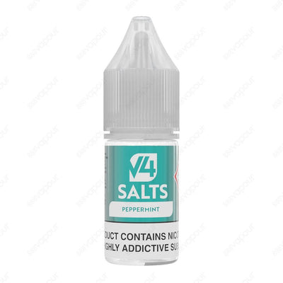 888 Vapour | V4 Vapour | Peppermint Nicotine Salt | £2.50 | 888 Vapour | V4 Vapour Salt Peppermint 10ml nicotine salt e-liquid is the ultimate Peppermint flavoured e-liquid. Perfect for use in starter kits, pod systems and MTL tanks due to the 50VG/50PG r