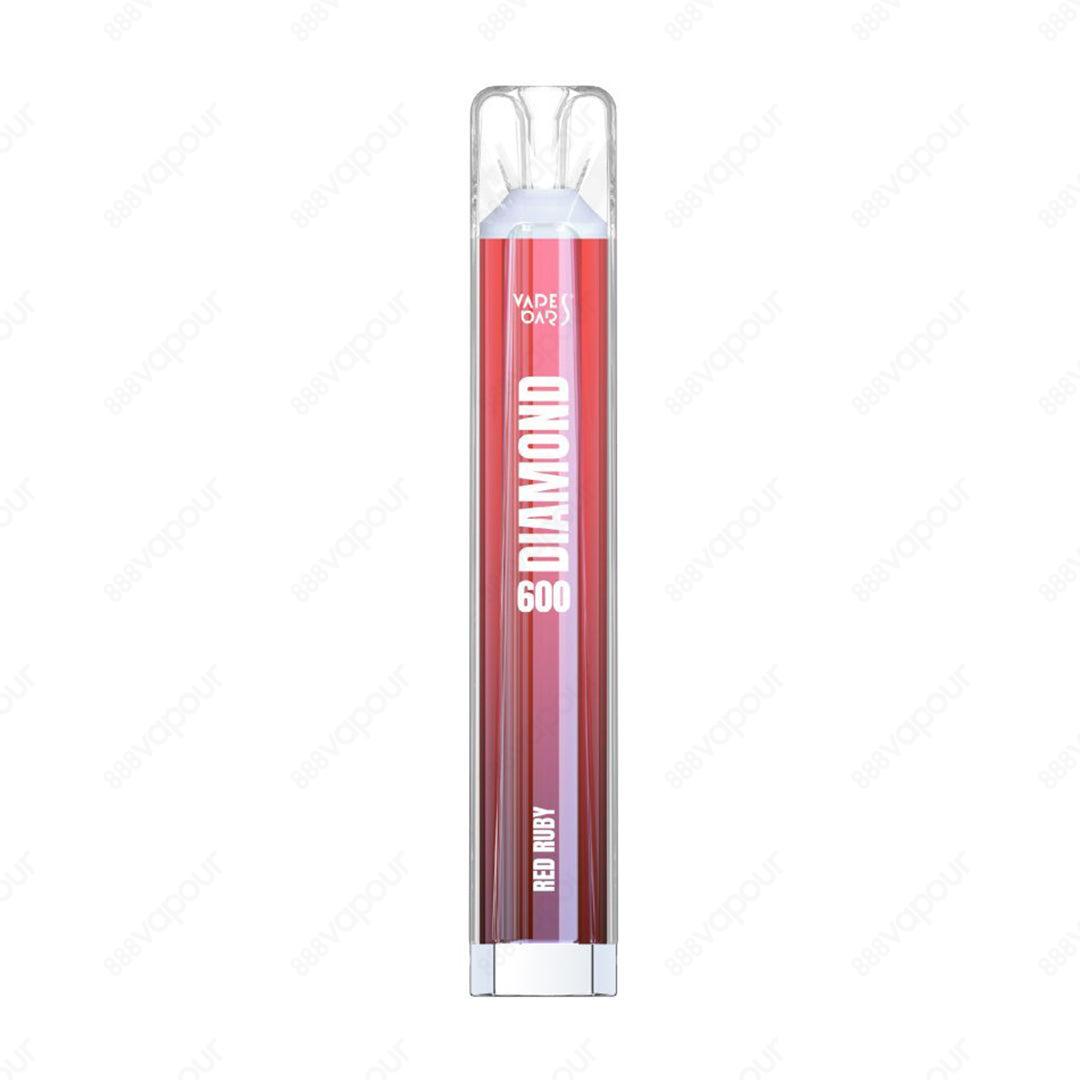 Vapes Bars Diamond 600 Red Ruby Disposable Vape Kit | £4.99 | 888 Vapour | If you’re looking to make the switch to vaping but you’re not ready to invest in a full vape kit, then the Diamond 600 by Vapes Bars is the perfect choice! The Diamond 600 Red Ruby
