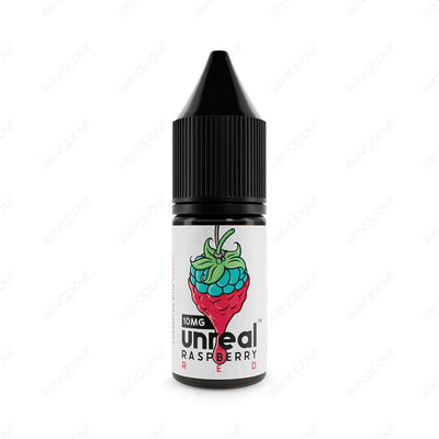 Unreal Raspberry Red Salt E-Liquid | £3.95 | 888 Vapour | Red from Unreal Raspberry perfectly captures sweet cherry and hits of blue raspberry for the ultimate fruity flavour. Available in a 10ml nicotine salt with a choice of two strengths, these delicio