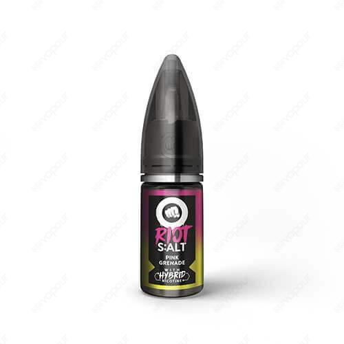 Riot Squad Pink Grenade Salt E-Liquid | £3.95 | 888 Vapour | Riot Squad Pink Grenade nicotine salt e-liquid is an explosive strawberry lemonade flavour! Riot Squad Salt is built on hybrid nicotine. This is a unique and innovative blend of nicotine freebas