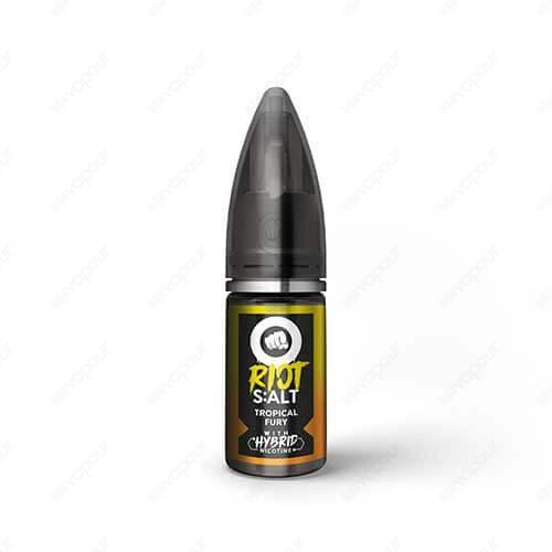 Riot Squad Tropical Fury Salt E-Liquid | £3.99 | 888 Vapour | Riot Squad Tropical Fury nicotine salt e-liquid is a powerful mix of bashed tropical fruit combined to deliver a tangy orange vape with a cool aftertaste! Riot Squad Salt is built on hybrid nic