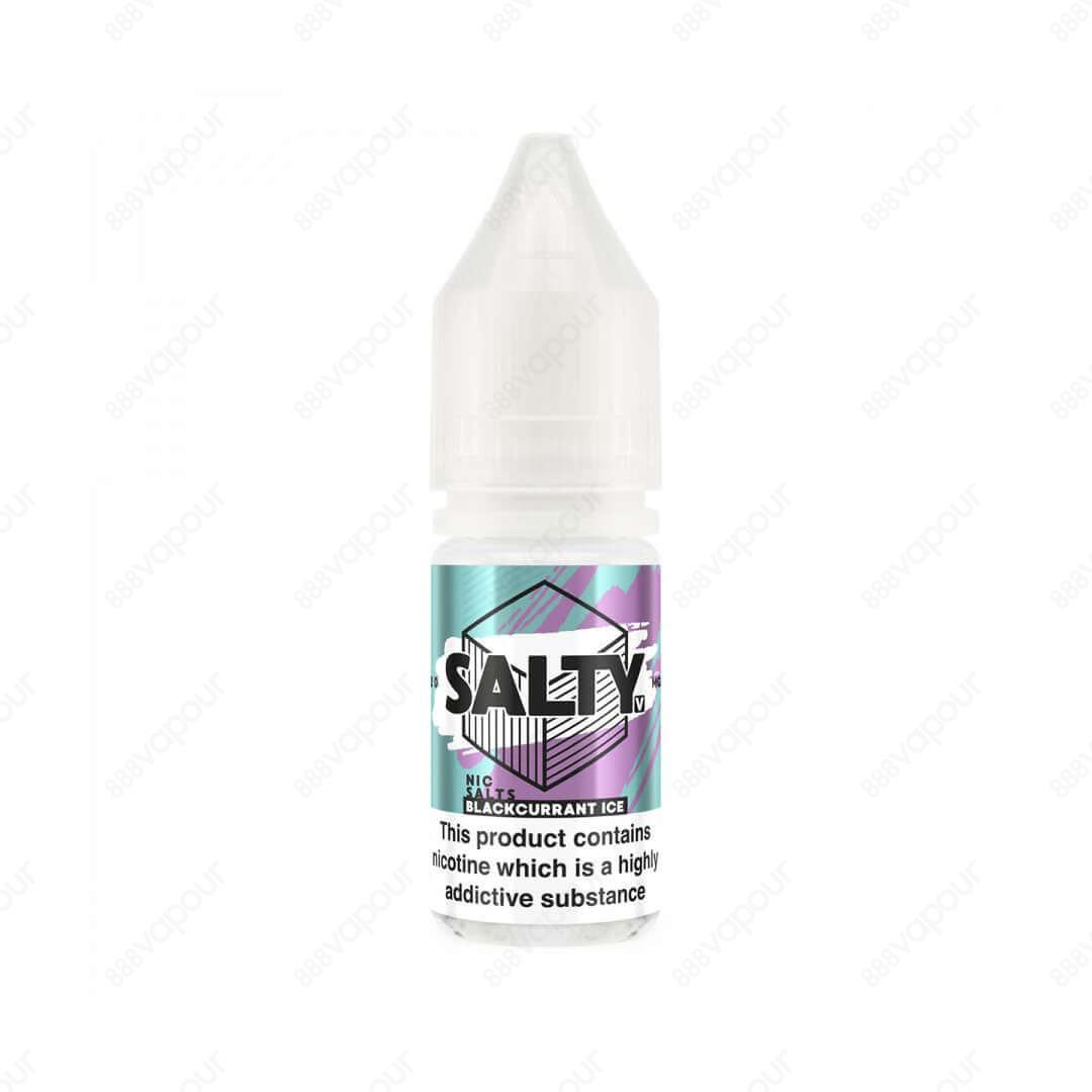 Saltyv Blackcurrant Ice Salt E-Liquid | £2.50 | 888 Vapour | Saltyv Blackcurrant Ice nicotine salt e-liquid is a blackcurrant beverage style vape with a blast of ice! Salt nicotine is made from the same nicotine found within the tobacco plant leaf but req