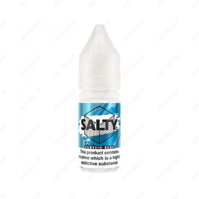 Saltyv Classic Blue Salt E-Liquid | £2.50 | 888 Vapour | Saltyv Classic Blue nicotine salt e-liquid is mixed fruits, menthol and aniseed! Salt nicotine is made from the same nicotine found within the tobacco plant leaf but requires a different manufacturi