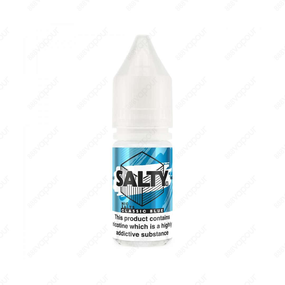 Saltyv Classic Blue Salt E-Liquid | £2.50 | 888 Vapour | Saltyv Classic Blue nicotine salt e-liquid is mixed fruits, menthol and aniseed! Salt nicotine is made from the same nicotine found within the tobacco plant leaf but requires a different manufacturi