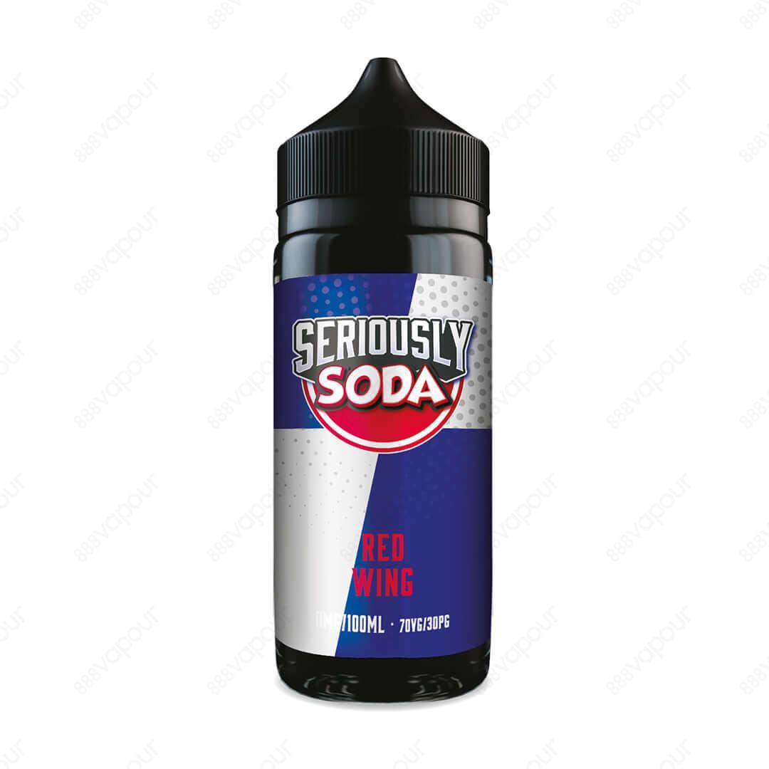 Seriously Soda Red Wing E-liquid | £11.99 | 888 Vapour | Specifications: 70VG/30PG 100ml E-Liquid Shortfill E-Liquid Flavour profile: A tasty, fruity energy drink blend Seriously Soda Red Wing e-liquid serves up a tasty blend that closely replicates the c