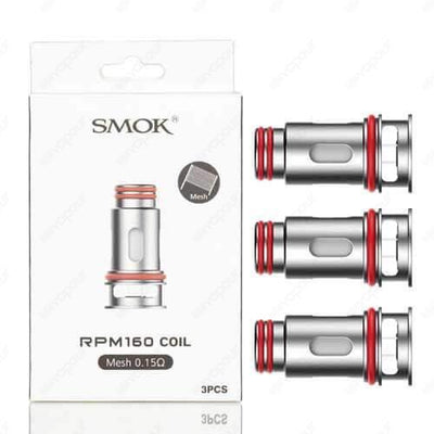SMOK RPM160 Mesh Coils | £9.99 | 888 Vapour | The Smok RPM160 Mesh Coils are designed for the RPM160 kit for ultimate cloud chasing and flavour. With a 0.15ohm resistance and honeycomb mesh structure, these coils can vaporise e-liquid more evenly to creat