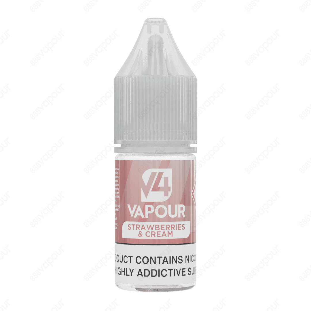 888 Vapour | V4 Vapour | Strawberries & Cream 50/50 E-liquid | £2.50 | 888 Vapour | Strawberries & Cream e-liquid by V4 Vapour is the ultimate strawberries & cream flavoured 50/50 e-liquid, which is perfect to use in any device. We'd highly recommend the