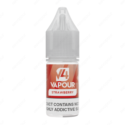 888 Vapour | V4 Vapour | Strawberry 50/50 E-liquid | £2.50 | 888 Vapour | Strawberry e-liquid by V4 Vapour is the ultimate strawberry flavoured 50/50 e-liquid, which is perfect to use in any device. We'd highly recommend the V4 Vapour 50/50 e-liquid line