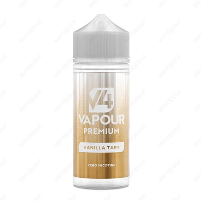 888 Vapour | V4 Vapour | Vanilla Tart 100ml Shortfill | £11.99 | 888 Vapour | V4 Vapour Premium Vanilla Tart is a delicious blend of sweet vanilla custard and rich, buttery pastry. This tasty dessert flavour is the perfect choice for anyone looking for a