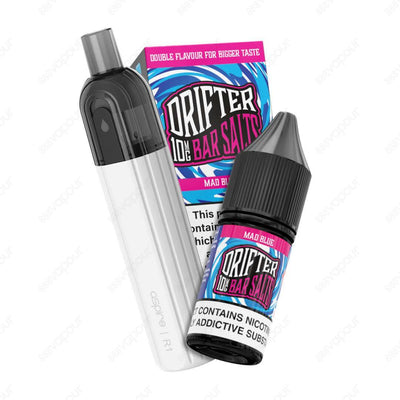 3500 Puffs Aspire R1 with Mad Blue 10mg | £10.00 | 888 Vapour | 888 Vapour proudly introduce the 3500 Puffs Drifter Bar Salts with the BRAND NEW Aspire R1 Device in 14 flavours for just £10!