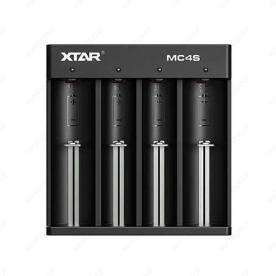 XTAR MC4S 4 Bay Charger | £13.99 | 888 Vapour | The MC4 is a 4-Bay entry level charger. Portable, Inexpensive and packed with safety features. This charger will automatically determine the most effective charging amps for each individual bay. This charger