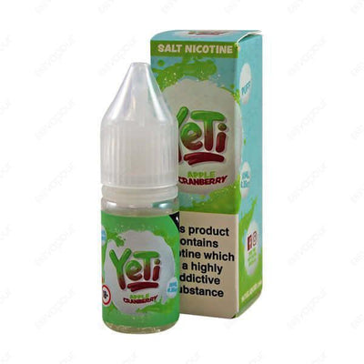 Yeti Apple Cranberry Salt E-Liquid | £3.95 | 888 Vapour | Yeti Apple Cranberry nicotine salt e-liquid is a delicious nic salt featuring the juicy and fruity flavours of citrus green apples combined with sweet tangy cranberries. Salt nicotine is made from