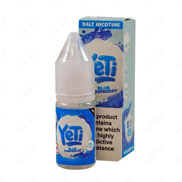 Yeti Blue Raspberry Salt E-Liquid | £3.95 | 888 Vapour | Yeti Blue Raspberry nicotine salt e-liquid is a delicious nic salt featuring a sweet combination of fruity summer raspberries combined with sharp but refreshing sugar candy. Salt nicotine is made fr