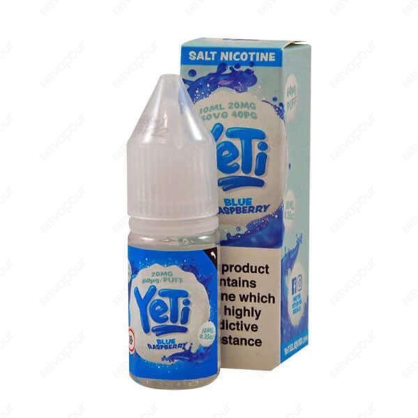 Yeti Blue Raspberry Salt E-Liquid | £3.95 | 888 Vapour | Yeti Blue Raspberry nicotine salt e-liquid is a delicious nic salt featuring a sweet combination of fruity summer raspberries combined with sharp but refreshing sugar candy. Salt nicotine is made fr