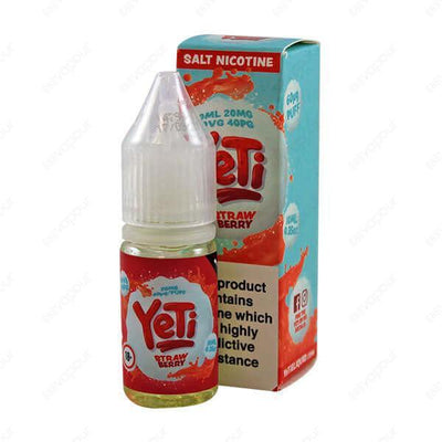 Yeti Strawberry Salt E-Liquid | £3.95 | 888 Vapour | Yeti Strawberry nicotine salt e-liquid is a delicious nic salt featuring the much-loved flavour of succulent ripe strawberries, this vape doesn't just taste great, but it has an aroma to match. Salt nic