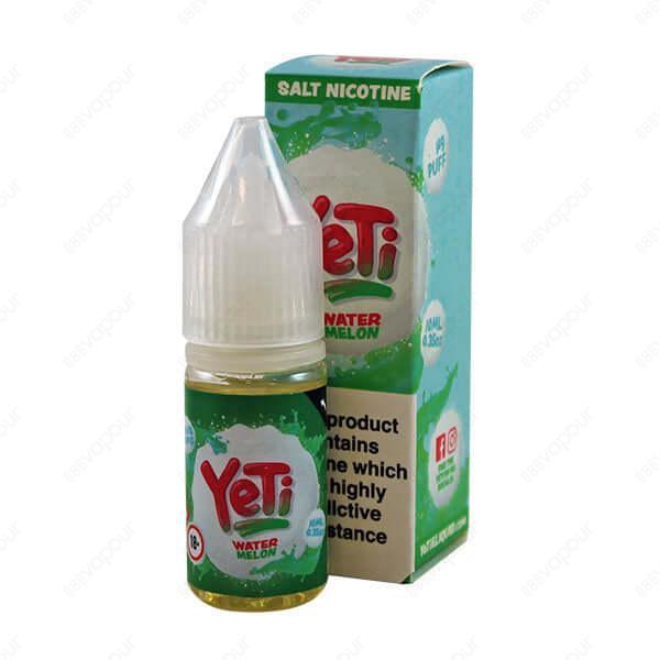 Watermelon Salt E-Liquid | £3.95 | 888 Vapour | Yeti Watermelon nicotine salt e-liquid is a delicious nic salt featuring the refreshing flavours of juicy ripe watermelons. Salt nicotine is made from the same nicotine found within the tobacco plant leaf bu