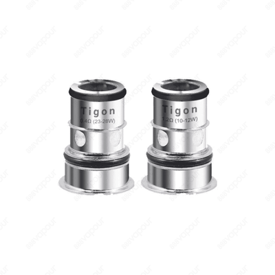 Aspire Tigon Coils | £11.99 | 888 Vapour | Aspire has included more flexibility in the Tigon Kit by including two types of push-fit coils. A 0.4ohm DTL style coil designed to run from 23-28W, a 0.7ohm DTL style coil designed to run from 20-25W and a 1.2oh