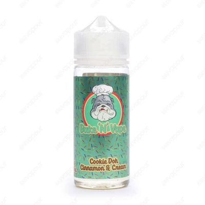 Bake 'N' Vape Cookie Dough Cinnamon and Cream E-Liquid | £14.99 | 888 Vapour | Bake 'N' Vape Cookie Dough Cinnamon and Cream e-liquid is cookie dough topped with cinnamon and sweet cream. Cookie Dough Cinnamon and Cream by Bake N Vape is available in a 0m