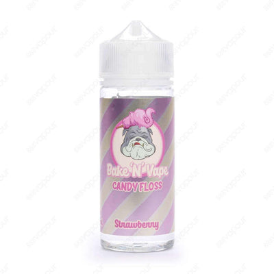 Bake 'N' Vape Strawberry Candy Floss E-Liquid | £14.99 | 888 Vapour | Bake 'N' Vape Strawberry Candy Floss e-liquid is a combination of strawberries and candy floss! Strawberry Candy Floss by Bake N Vape is available in a 0mg 100ml shortfill, with space f