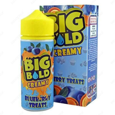 Big Bold Creamy Blueberry Treats E-Liquid | £13.00 | 888 Vapour | Big Bold Creamy Blueberry Treats e-liquid is sweet ripe blueberries whipped into a thick custard. Let the blueberries bounce around on your tongue while the creaminess makes this one of the