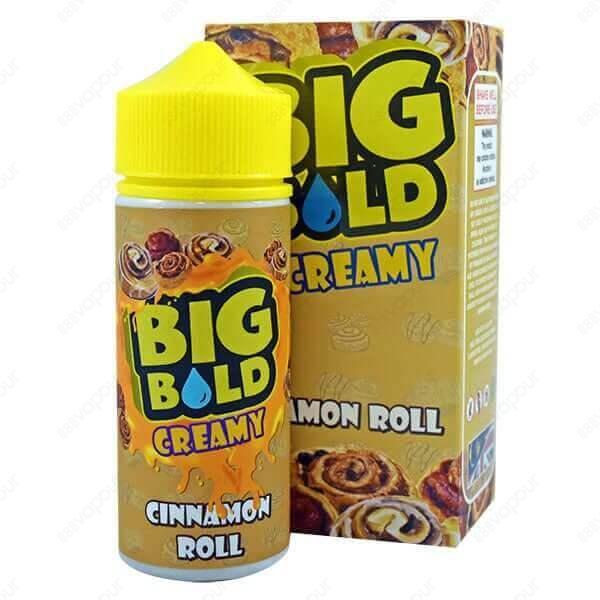 Big Bold Creamy Cinnamon Roll E-Liquid | £13.00 | 888 Vapour | Big Bold Creamy Cinnamon Roll e-liquid is fresh buns straight out of the oven, loaded with sweet icing and cinnamon! Cinnamon Roll by Big Bold is available in a 0mg 100ml shortfill, with space