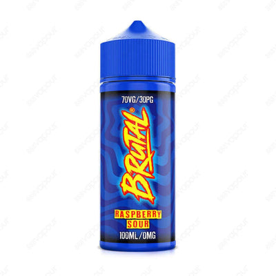 BRUTAL Juice Raspberry Sour 120ml Shortfill Eliquid | £14.99 | 888 Vapour | BRUTAL Eliquids have arrived at 888 Vapour. The Raspberry Sour 120ml Shortfill eliquid contains zero nicotine and has the space for several nicotine shots to mix with this shortfi