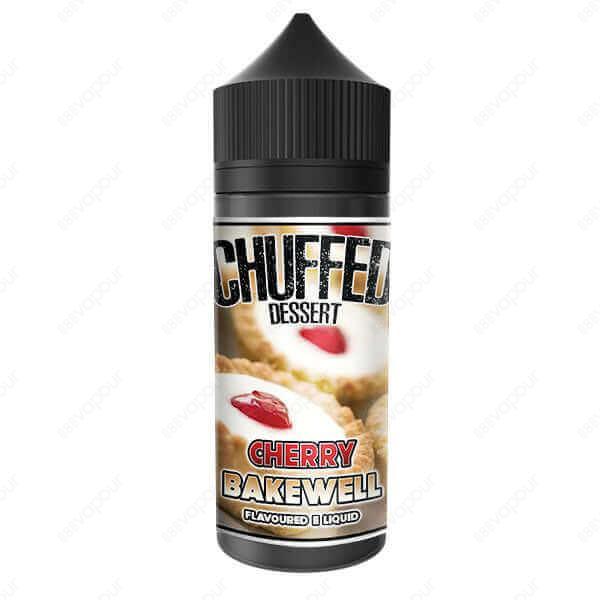 Chuffed Dessert Cherry Bakewell E-Liquid | £7.00 | 888 Vapour | Chuffed Dessert Cherry Bakewell e-liquid features layers of plum and raspberry jam and almond flavoured sponge topped with fondant icing and half a glace cherry. Cherry Bakewell by Chuffed is