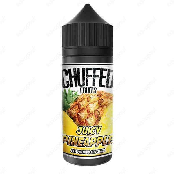 Chuffed Fruits Juicy Pineapple E-Liquid | £7.00 | 888 Vapour | Chuffed Fruits Juicy Pineapple e-liquid features moreish flavours that will take you straight to the beach. Freshly picked pineapples thinly sliced and pressed to create a sweet and juicy vape
