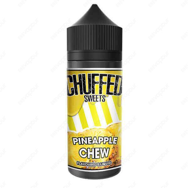 Chuffed Sweets Pineapple Chew E-Liquid | £7.00 | 888 Vapour | Chuffed Sweets Pineapple Chew e-liquid is a sweet and vibrant pineapple flavour. A yummy treat that you will enjoy vaping. Pineapple Chew by Chuffed is available in a 0mg 100ml shortfill, with