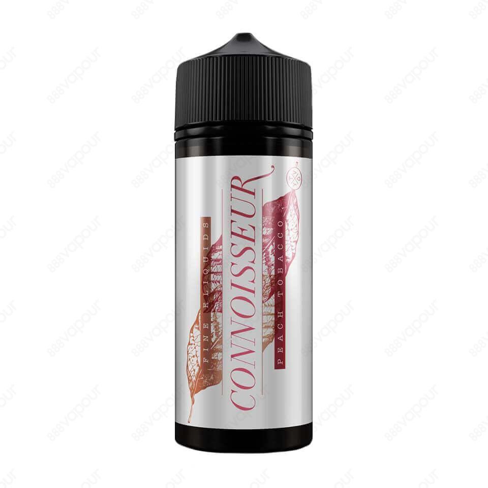 Connoisseur Peach Tobacco E-Liquid | £11.99 | 888 Vapour | Connoisseur Peach Tobacco e-liquid by The Yorkshire Vaper is a blend of subtle tobacco with peach! Peach Tobacco by Connoisseur is available in a 0mg 100ml shortfill, with space to add two 10ml 18