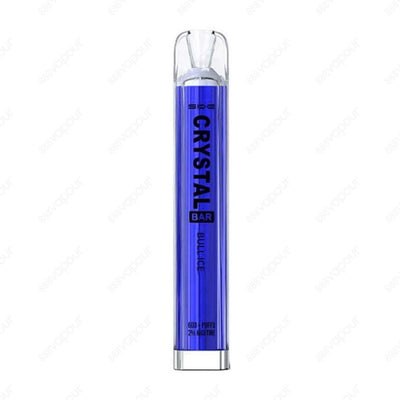 CRYSTAL Bar Bull Ice Disposable Vape | 888 Vapour | £4.99 | 888 Vapour | Crystal Bar Bull Ice recreates the audacious Energy Drink Flavour from the nations favourite energy drink with a fresh ice hit for a mouthwatering energy hit in all 600 puffs. At 888
