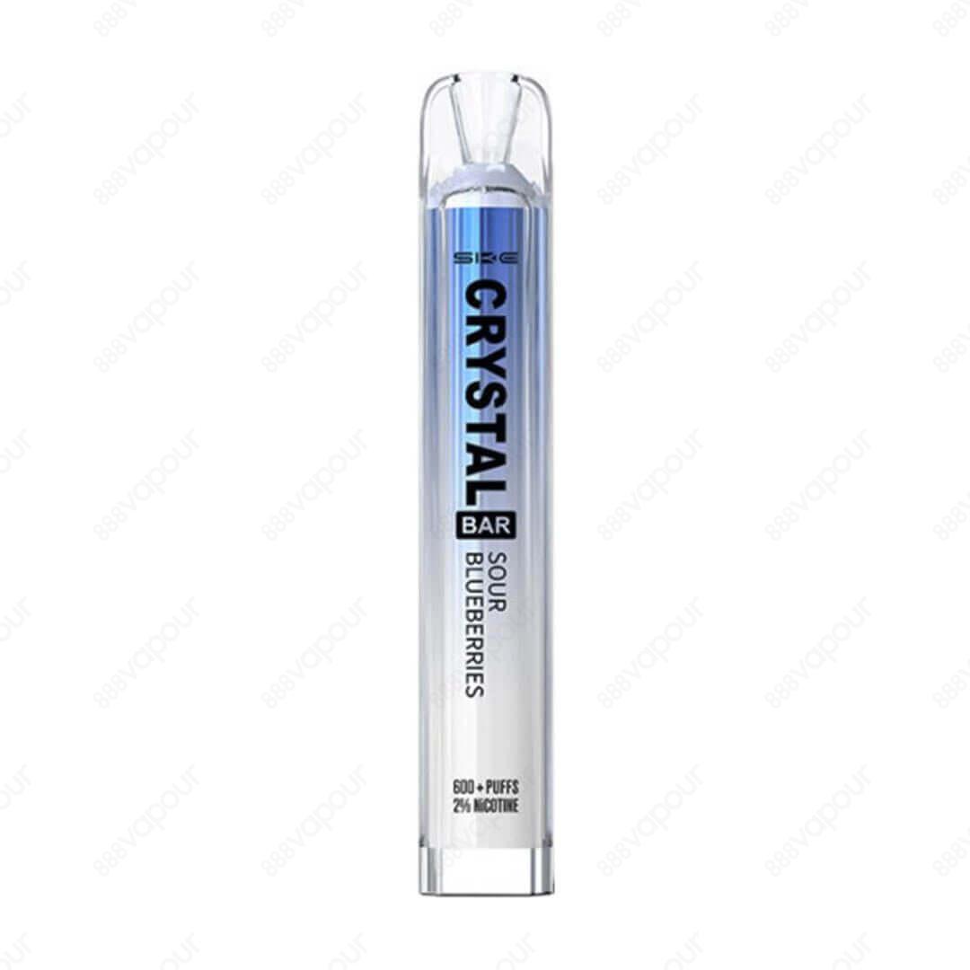CRYSTAL Bar Sour Blueberries Disposable | 888 Vapour | £4.99 | 888 Vapour | Crystal Bar Sour Blueberries is made from sharp blueberries with the sweetest of sour aftertastes bringing a piquant Sour Blueberry flavour. The Crystal Bar Sour Blueberries Dispo