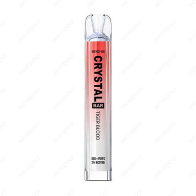 CRYSTAL Bar Tiger Blood Disposable | 888 Vapour | £4.99 | 888 Vapour | Crystal Bar Tiger Blood combines sweet juicy strawberries with mouthwatering watermelon with a hint of coconut to create a tropical flavoured taste that will hit the spot in every puff