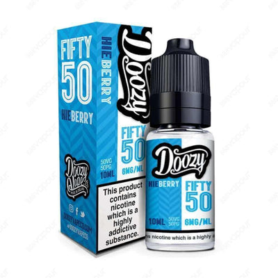 Doozy Hieberry E-Liquid | £2.99 | 888 Vapour | Doozy Vape Co Hieberry E-Liquid infuses mixed fruits and berries with a cool icy aniseed. Available in 3mg, 6mg, 12mg and 18mg strength in a 10ml bottle. This e-liquid is 50VG/50PG, perfect in pod systems, st