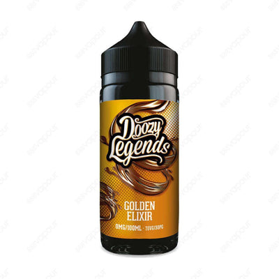 Doozy Legends - Golden Elixir 120ml Shortfill | £14.99 | 888 Vapour | 888 Vapour proudly serve the finest of E-Liquids, so we are pleased to introduce the Doozy Legends range by Doozy. Combining the worlds favourite drinks, fruits and desserts to a mouthw