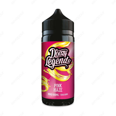 Doozy Legends - Pink Haze 120ml Shortfill | £14.99 | 888 Vapour | 888 Vapour proudly serve the finest of E-Liquids, so we are pleased to introduce the Doozy Legends range by Doozy. Combining the worlds favourite drinks, fruits and desserts to a mouthwater