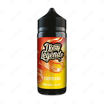 Doozy Legends - Tropikana 120ml Shortfill | £14.99 | 888 Vapour | 888 Vapour proudly serve the finest of E-Liquids, so we are pleased to introduce the Doozy Legends range by Doozy. Combining the worlds favourite drinks, fruits and desserts to a mouthwater