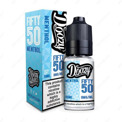 Doozy Menthol E-Liquid | £2.99 | 888 Vapour | Doozy Vape Co Menthol E-Liquid is a classic cool menthol. Available in 3mg, 6mg, 12mg and 18mg strength in a 10ml bottle. This e-liquid is 50VG/50PG, perfect in pod systems, starter kits and MTL tanks. This pr