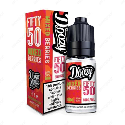 Doozy Mixed Berries E-Liquid | £2.99 | 888 Vapour | Doozy Vape Co Mixed Berries E-Liquid is a delicious mix of mouth-watering mixed berries. Available in 3mg, 6mg, 12mg and 18mg strength in a 10ml bottle. This e-liquid is 50VG/50PG, perfect in pod systems