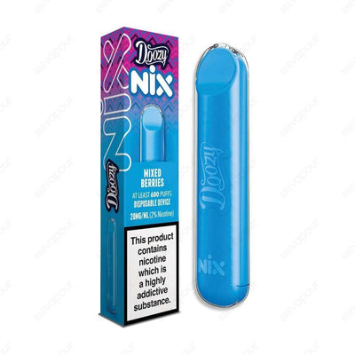 Doozy Nix Disposable - Mixed Berries | £1.99 | 888 Vapour | Introducing the Doozy Vape Co Nix Disposables. Bringing the unbeatable flavours from Doozy Liquids to a 600 puff disposable device, giving you the perfect vape experience without the need to chan