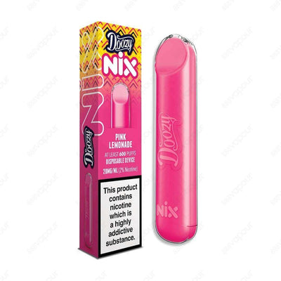 Doozy Nix Disposable - Pink Lemonade | £1.99 | 888 Vapour | Introducing the Doozy Vape Co Nix Disposables. Bringing the unbeatable flavours from Doozy Liquids to a 600 puff disposable device, giving you the perfect vape experience without the need to chan