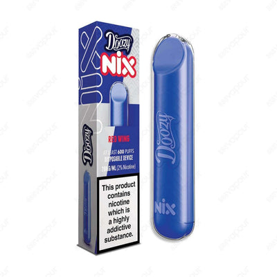 Doozy Nix Disposable - Red Wing | £1.99 | 888 Vapour | Introducing the Doozy Vape Co Nix Disposables. Bringing the unbeatable flavours from Doozy Liquids to a 600 puff disposable device, giving you the perfect vape experience without the need to change co