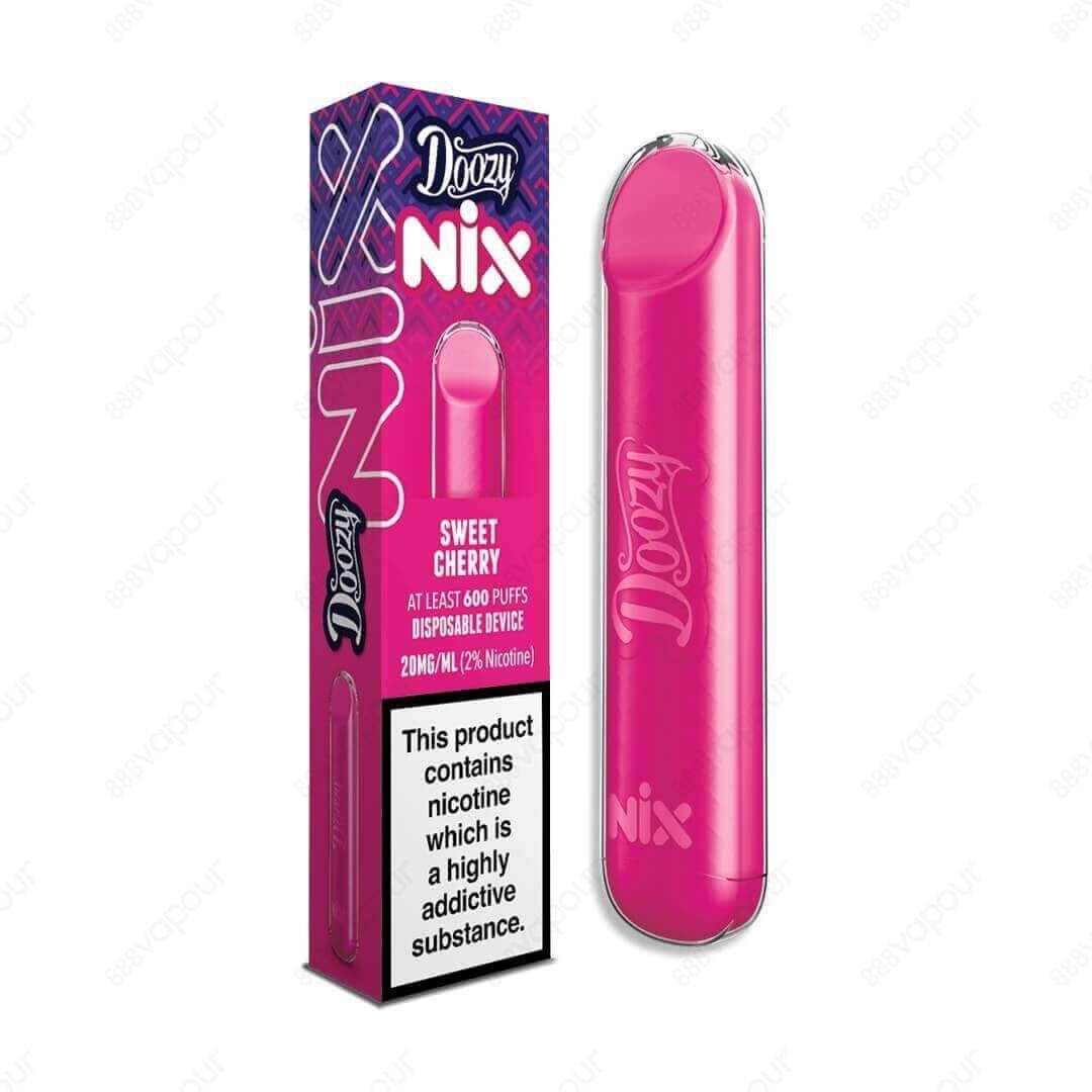 Doozy Nix Disposable - Sweet Cherry | £1.99 | 888 Vapour | Introducing the Doozy Vape Co Nix Disposables. Bringing the unbeatable flavours from Doozy Liquids to a 600 puff disposable device, giving you the perfect vape experience without the need to chang
